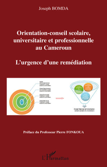 Couverture du livre « Orientation-conseil scolaire, universitaire et professionnelle au Cameroun ; l'urgence d'une remédiation » de Joseph Bomda aux éditions L'harmattan