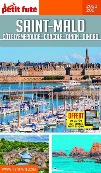 Couverture du livre « Saint-Malo, Côte d'Emeraude (édition 2020) » de  aux éditions Le Petit Fute