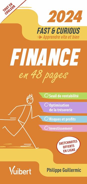 Couverture du livre « Fast & curious : Finance (édition 2024) » de Philippe Guillermic aux éditions Vuibert