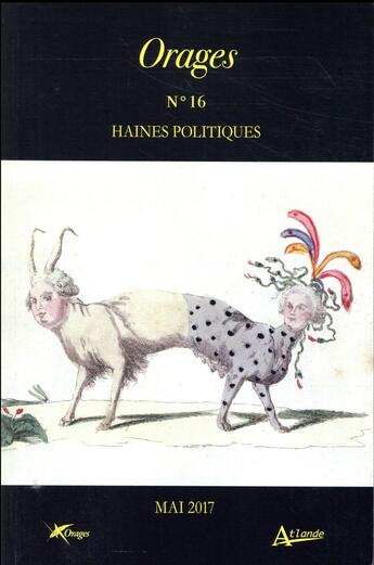 Couverture du livre « Les Haines Politiques » de Ferret Olivier/Frant aux éditions Atlande Editions