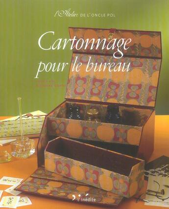 Couverture du livre « Cartonnage pour le bureau » de  aux éditions L'inedite