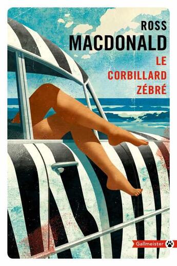 Couverture du livre « Le corbillard zébré » de Ross Macdonald aux éditions Gallmeister