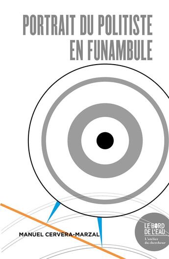 Couverture du livre « Portrait du politiste en funambule » de Manuel Cervera-Marzal aux éditions Bord De L'eau