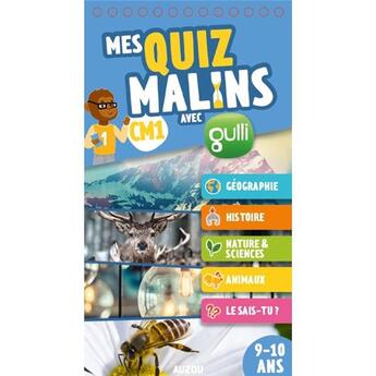 Couverture du livre « Mes quiz malins - cm1 a cm2 » de Deborah Pinto aux éditions Philippe Auzou