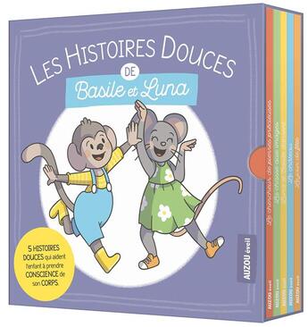 Couverture du livre « Les histoires douces de Basile et Luna » de Zoe Micha et Mahaut Lemoine aux éditions Philippe Auzou