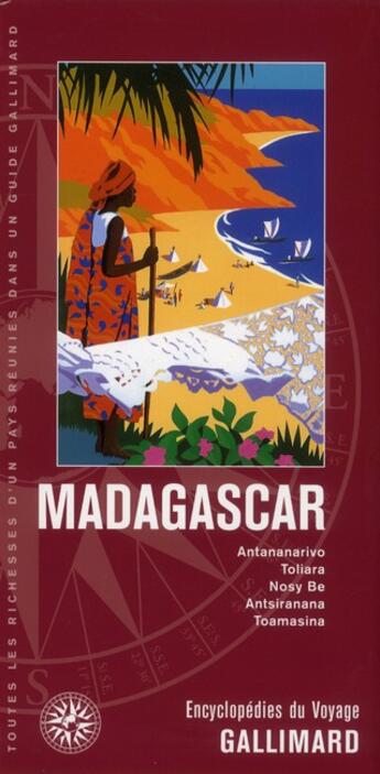 Couverture du livre « Madagascar (antananarivo, toliara, nosy be, antsiranana, toamas » de  aux éditions Gallimard-loisirs