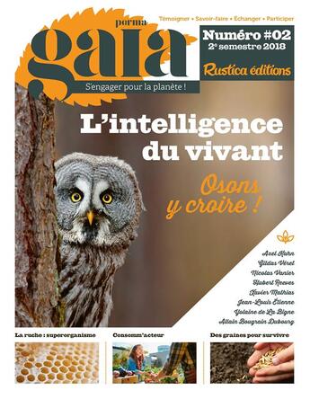 Couverture du livre « Permagaia 2e semestre 2018 » de  aux éditions Rustica