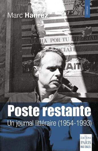 Couverture du livre « Poste restante » de Marc Hanrez aux éditions Paris