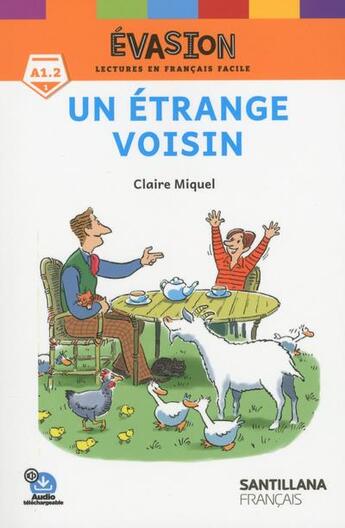 Couverture du livre « Evasion - un etrange voisin 2ed » de  aux éditions Cle International