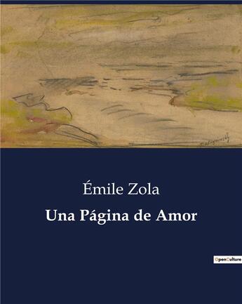 Couverture du livre « Una pagina de amor » de Émile Zola aux éditions Culturea