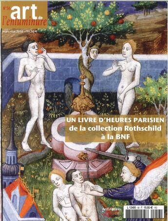 Couverture du livre « Art de l'enluminure n 56 un livre d'heures parisien mars/mai 2016 » de  aux éditions Faton Revue