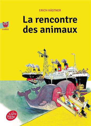 Couverture du livre « La rencontre des animaux » de Erich Kastner aux éditions Le Livre De Poche Jeunesse