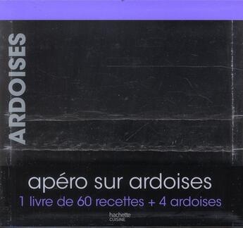 Couverture du livre « Coffret apéro sur ardoises » de Stephan Lagorce aux éditions Hachette Pratique