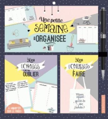 Couverture du livre « Une petite semaine bien organisee » de  aux éditions Larousse