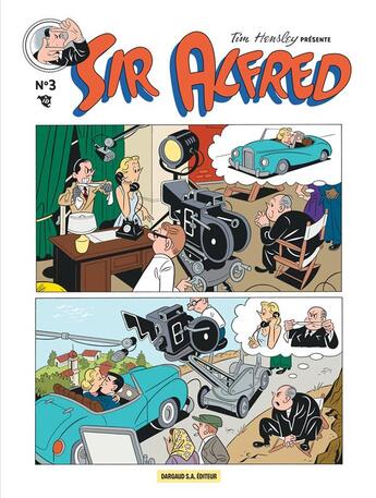 Couverture du livre « Sir Alfred » de Tim Hensley aux éditions Dargaud