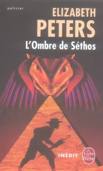 Couverture du livre « L'ombre de sethos » de Peters-E aux éditions Le Livre De Poche