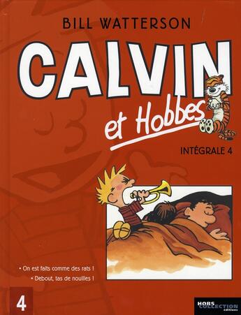 Couverture du livre « Calvin et Hobbes : Intégrale vol.4 : Tomes 3 et 4 » de Bill Watterson aux éditions Hors Collection