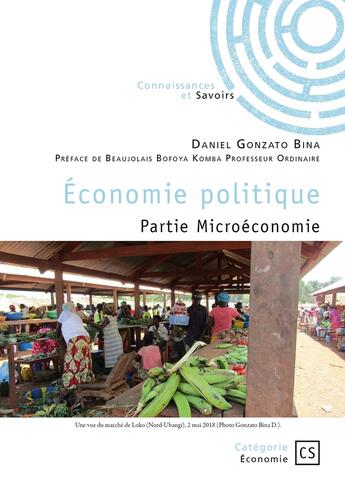 Couverture du livre « Économie politique - Partie Microéconomie » de Gonzato Bina Daniel aux éditions Publibook