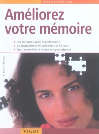 Couverture du livre « Améliorez votre mémoire » de Klauss Kolb et Frank Miltner aux éditions Vigot