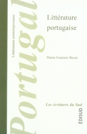 Couverture du livre « Littérature portugaise » de Maria Graciete Besse aux éditions Edisud