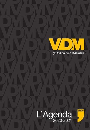 Couverture du livre « L'agenda VDM (édition 2020/2021) » de L'Equipe Vie De Merd aux éditions Michel Lafon