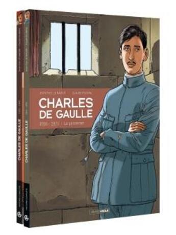Couverture du livre « Charles de Gaulle ; t.1 et .2 » de Jean-Yves Le Naour et Claude Plumail aux éditions Bamboo