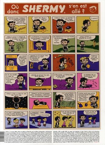 Couverture du livre « Schizo t.4 ; où donc Shermy s'en est-allé ? » de Ivan Brunetti aux éditions Cambourakis