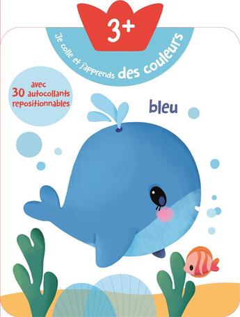 Couverture du livre « 3+ des couleurs colle apprends » de  aux éditions Editions Tam Tam