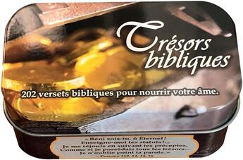 Couverture du livre « Trésors bibliques ; coffret de cartes » de  aux éditions Bibli'o