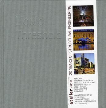Couverture du livre « Liquid threshold ; atelier one » de Peter Cook et Peter Marlow aux éditions Actar