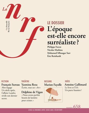 Couverture du livre « La Nouvelle Revue Française Tome 658 : Été 2024 » de Collectifs aux éditions Gallimard