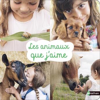 Couverture du livre « Les animaux que j'aime » de Bost Sophie aux éditions Nathan