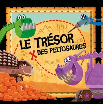 Couverture du livre « Le trésor des peltosaures » de Michael Whaite aux éditions 1 2 3 Soleil