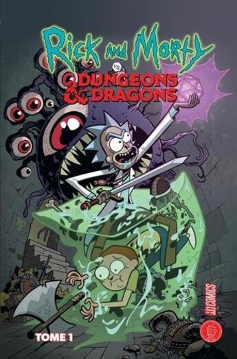 Couverture du livre « Rick & Morty VS. Dungeons & Dragons Tome 1 » de Patrick Rothfuss et Jim Zub et Troy Little aux éditions Hicomics