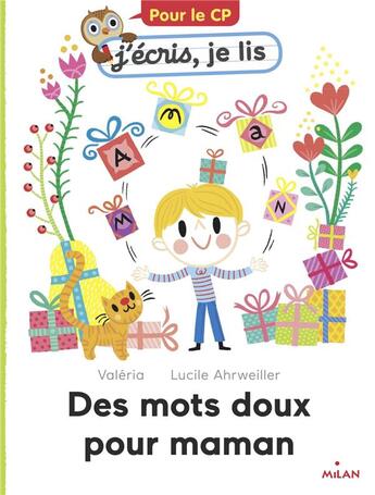 Couverture du livre « Des mots doux pour maman » de Valeria Eude aux éditions Milan