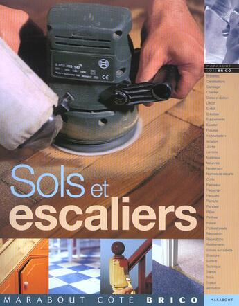 Couverture du livre « Sols Et Escaliers » de Mark Corke aux éditions Marabout