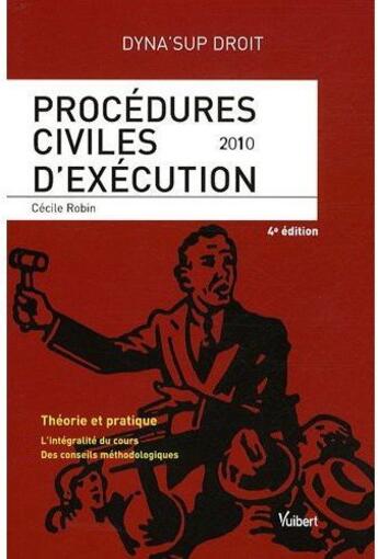 Couverture du livre « Procédures civiles d'exécution (4e édition) » de Cecile Robin aux éditions Vuibert