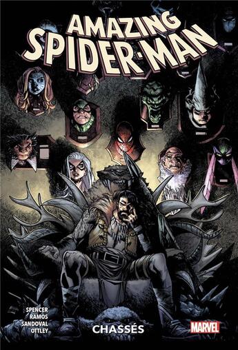 Couverture du livre « The amazing Spider-Man t.4 : chassés » de Nick Spencer et Ryan Ottley et Humberto Ramos et Gerardo Sandoval aux éditions Panini