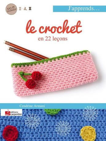 Couverture du livre « Le crochet ; en 22 leçons » de Anemone Jaillon aux éditions Editions Carpentier