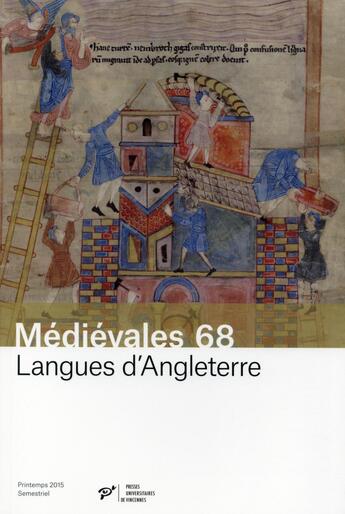 Couverture du livre « Médiévales ; langues d'Angleterre ; au delà du bilinguisme » de  aux éditions Pu De Vincennes