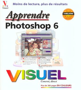 Couverture du livre « Apprendre photoshop 6 » de Marangraphics aux éditions First Interactive