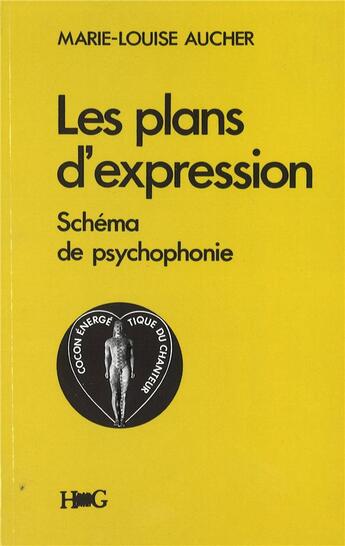 Couverture du livre « Les plans d'expression, schéma de psychophonie ; démarches selon les trois elements: poésie-mélodie-rythme » de Marie-Louise Aucher aux éditions Hommes Et Groupes