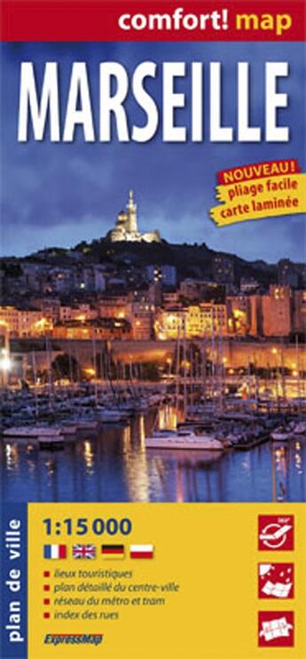 Couverture du livre « Pack expressmap marseille 10 ex laminee » de  aux éditions Expressmap