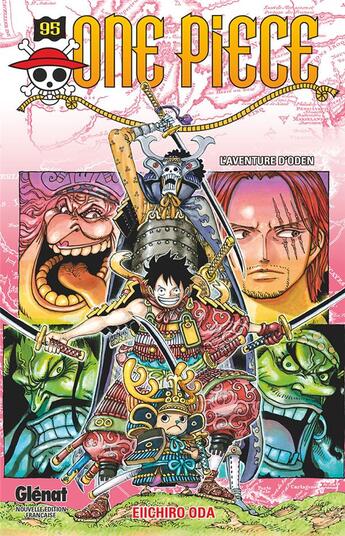 Couverture du livre « One Piece - édition originale Tome 95 : l'aventure d'Oden » de Eiichiro Oda aux éditions Glenat