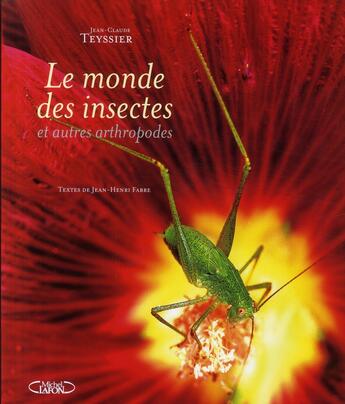 Couverture du livre « Le monde des insectes et autres arthropodes » de Teyssier/Fabre aux éditions Michel Lafon