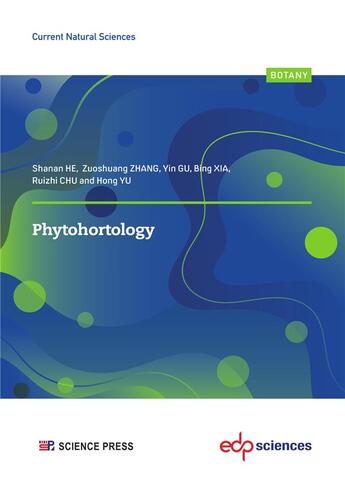 Couverture du livre « Phytohortology » de Shanan He et Zuoshuang Zhang et Yin Gu et Bing Xia aux éditions Edp Sciences