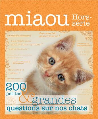 Couverture du livre « Miaou hs n 3 - questions reponses » de  aux éditions Prisma Passion