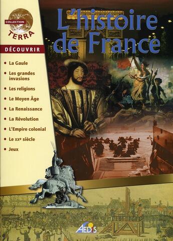 Couverture du livre « L'histoire de france » de  aux éditions Aedis