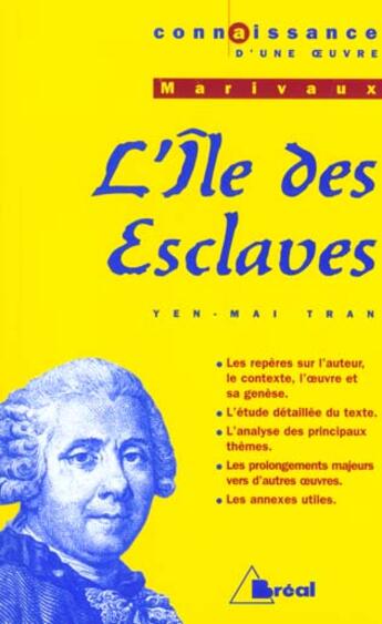 Couverture du livre « L ile des esclaves - marivaux » de Tran aux éditions Breal