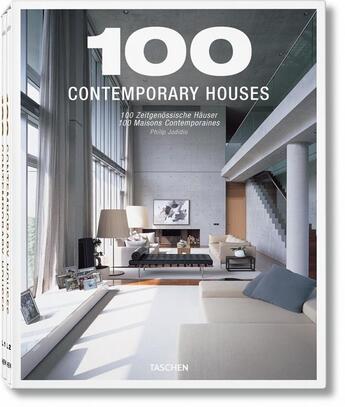 Couverture du livre « 100 contemporary houses ; coffret » de Philip Jodidio aux éditions Taschen